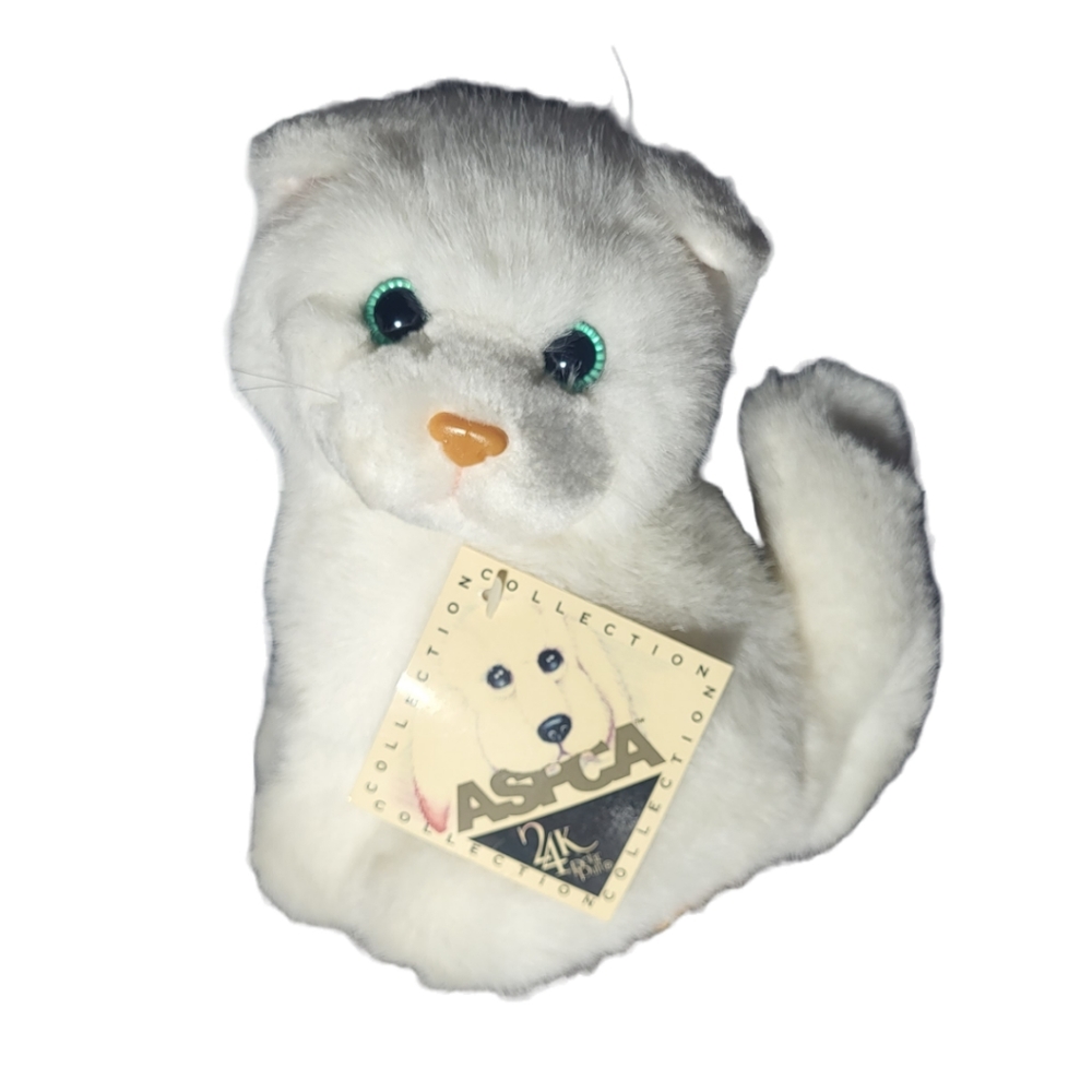 24 K Polar Puff White Kitty Cat ASPCA collection